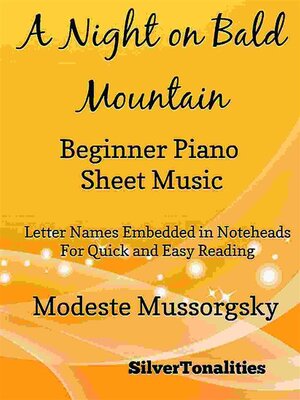 cover image of A Night on Bald Mountain Beginner Piano Sheet Music